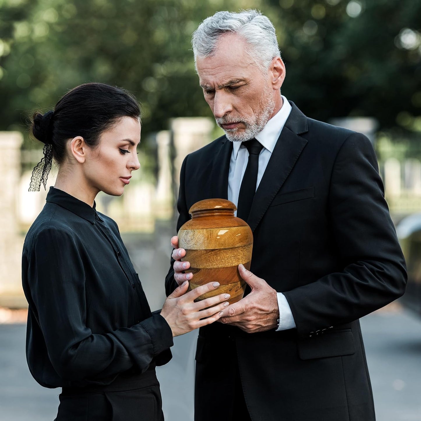 Handcrafted Wooden Urn for Human Ashes – A Natural, Timeless Tribute to a Life Well Lived and Deeply Loved – Large Adult Legacy Memorial for Men or Women