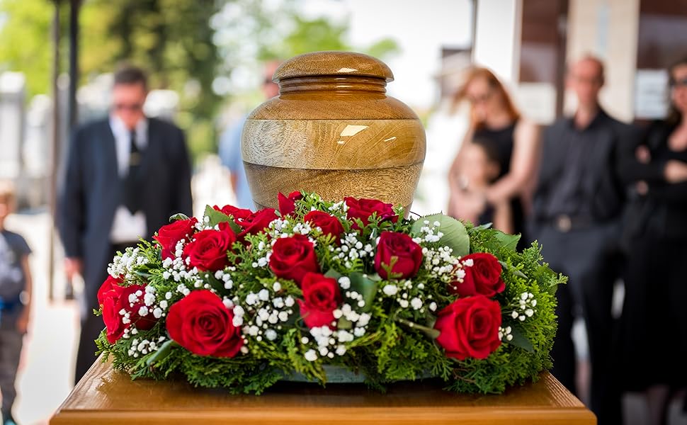 Handcrafted Wooden Urn for Human Ashes – A Natural, Timeless Tribute to a Life Well Lived and Deeply Loved – Large Adult Legacy Memorial for Men or Women