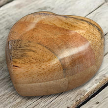 Heart Shaped Wooden Keepsake Urn – A Warm, Natural Tribute to Cherished Memories – Small Memorial for Human Ashes, Handcrafted with Love and Grace Bullets:
